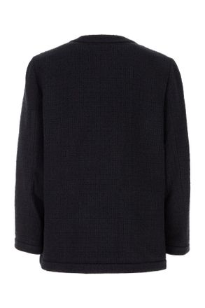 Valentino Garavani Mens Giacca Navy Cotton Viscose Polyamide Giacche E Gilet Jacket
