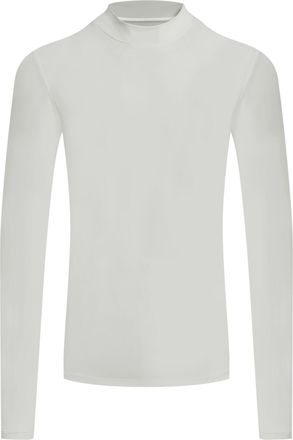 Craghoppers Heren Mock Neck Langsleeve Golfshirt (Wit)