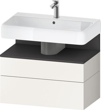 Duravit Duravit - Qatego Mueble Bajo Lavabo, 1 Extra&iacute;ble Y 1 Caj&oacute;n