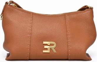Ermanno Scervino Tassen, Dames, Bruin, ONE Size, Leer, Arabella Schoudertas