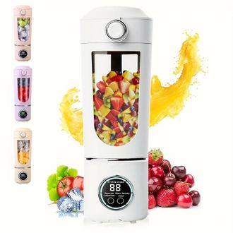 OEM Licuadora Port&aacute;til De 700 Ml, Recargable Por Usb, Con Potente Motor, Ideal Para El Hogar Y El Gimnasio - Blanca