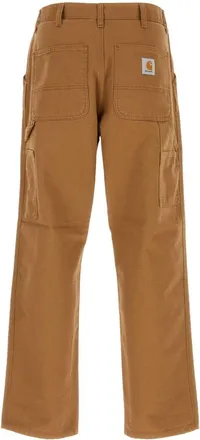 Carhartt Work in Progress Unisex Single Knee Pant Brown Organic Cotton Canvas