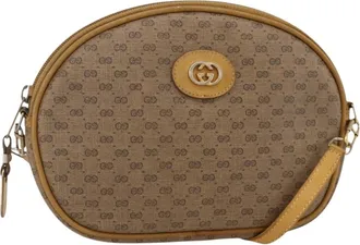 Gucci Supreme Convertible Gg Coated Canvas Beige Pvc Backpack Bag (Pre-Owned)