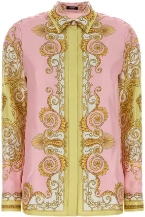 Versace Multicolor Regular Printed Shirt