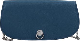 Gianni Chiarini Leren Tas - Dames - Schoudertassen - Blauw - ONE Size - Leer - Tassen