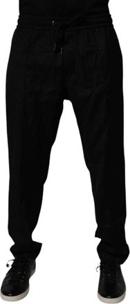 Dolce & Gabbana Black Wool Jogger SweatMens Mens Pants (Pre-Owned)