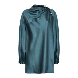 Giuseppe Di Morabito Dames, Jurken, Blauw, Maat: XL Viscose