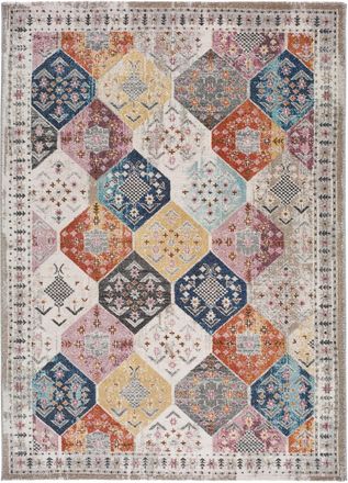Atticgo Alfombra vintage multicolor 140x200 cm