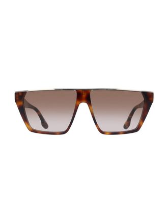 Victoria Beckham Womens Vb683s Logo Sunglasses Brown Accessories >
