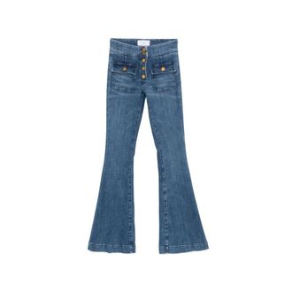 Seafarer Button-fastening Flared-leg Jeans