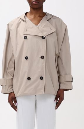 Brunello Cucinelli Trench corto Brunello Cucinelli in misto cotone
