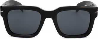 David Beckham Grey Rectangular Mens Sunglasses DB 7100/S 0807/IR 52