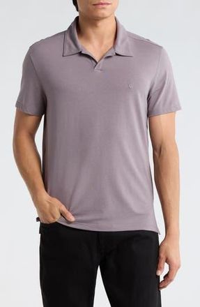 John Varvatos Fillipo Feeder Stripe Polo in Dry Lavender at Nordstrom Rack, Size Xx-Large