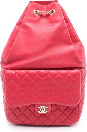Chanel Matelass&eacute; Pink Lambskin Quilted Seoul Backpack in Pink Size S