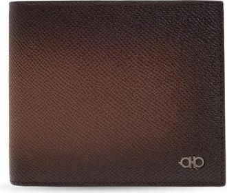 Ferragamo Micro Gancio Wallet - Heren - Portefeuilles - Bruin - ONE Size - Leer - Accessoires