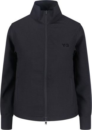 Yohji Yamamoto Zip Logo Sweatshirt