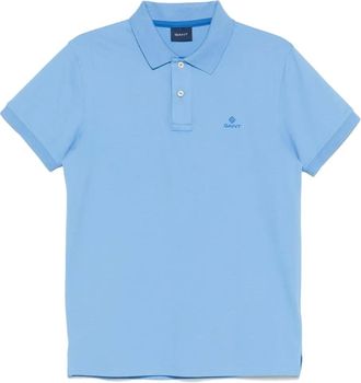 GANT Polo in misto cotone con logo - Blu