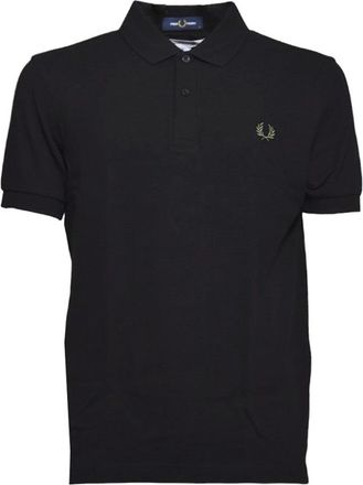 Comme Des Garçons Black Cotton Knit Polo Shirt