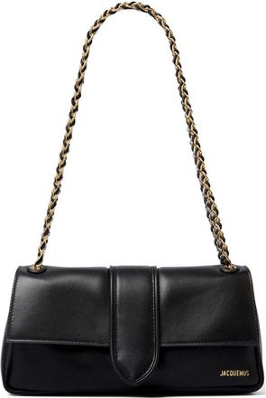 Jacquemus Black Gold-Tone Hardware Logo Bag
