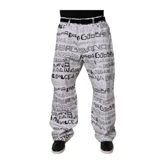 Dolce & Gabbana Heren, Broeken, Wit, Maat: 3XL Katoen