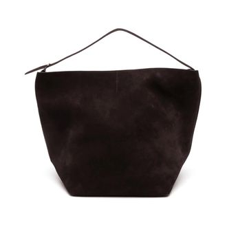 Toteme Tassen, Dames, Zwart, ONE Size, Leer, Belted Tote