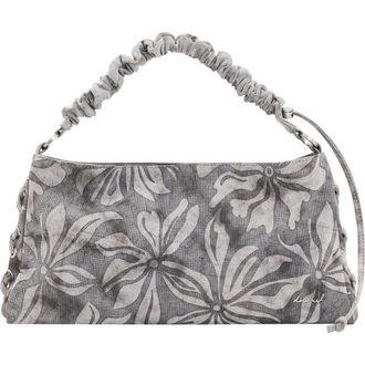 Desigual Floral Ruched Strap Shoulder Bag in Black at Nordstrom