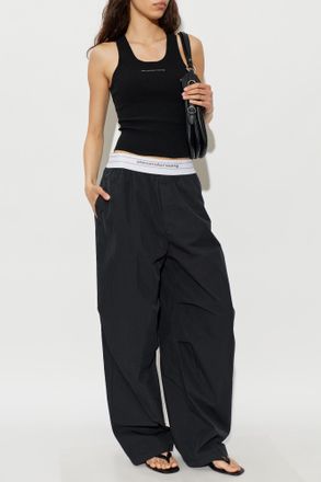 Alexander Wang Top With Z Logo, Womens, Black