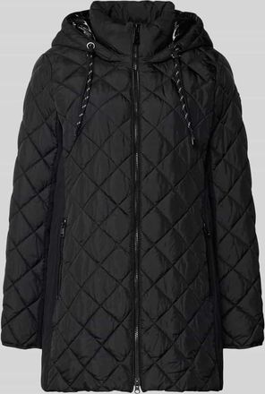 Fuchs Schmitt Regular Fit Steppjacke mit gefüttertem Stehkragen in Black, Größe 36