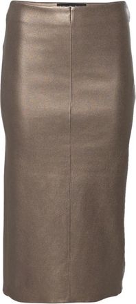 Arma Peggy Midi Rok - Dames - Midirokken - Geel - M - Rokken