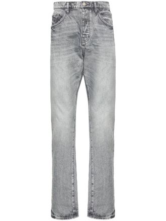 Purple FADED NEW SLATE Grey - men - Cotton/Calf Leather - 31