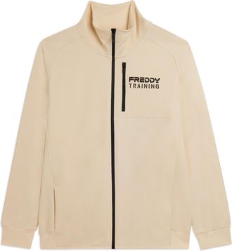 Freddy Felpa zip con taschino e cuciture sportive