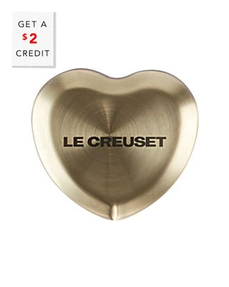 LE CREUSET Traditional Light Gold Heart Knob With $2 Credit