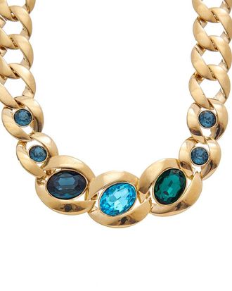 Oscar De La Renta Oscar De La Renta Oval Crystal Necklace