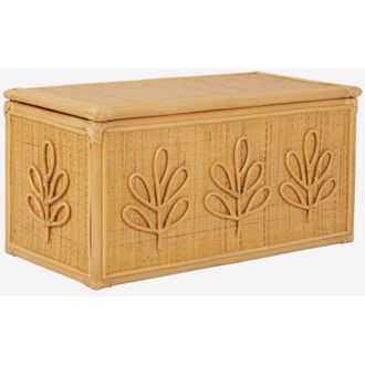 Sweeek Baule giocattoli per bambini boh&eacute;mien in rattan