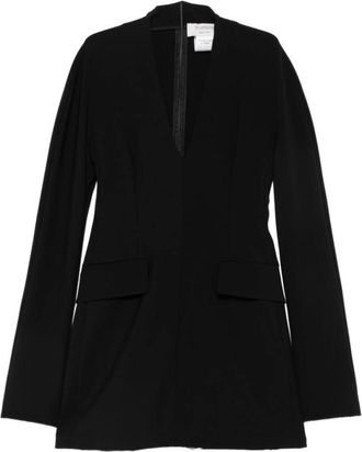 Sportmax Tefrite Mini Jurk - Dames - Korte kleedjes - Zwart - 2XS - Wol - Kleedjes