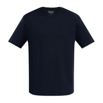 Giorgio Armani Hombre, Camisetas, Azul, Talla: L