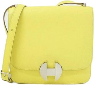 Herm&egrave;s Pre-owned Borsa a spalla 200220 Evercolor - - Pre-owned - Donna - Giallo - ONE SIZE