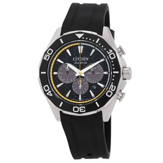 Citizen Endeavor Chronograph Quartz Black Dial Mens Watch CA4730-08E