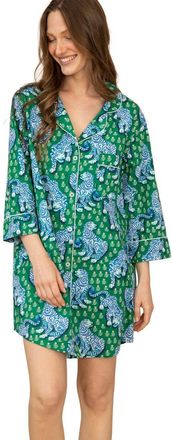 Printfresh Sleep Shirt in Green Juice at Nordstrom, Size X-Small