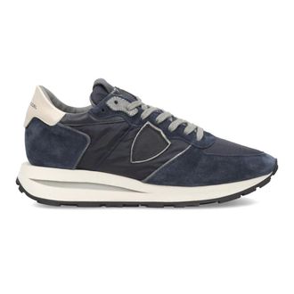 Philippe Model Tropez Haute Running - male - Philippe Model - Sneakers - Blue - 11 UK - Shoes