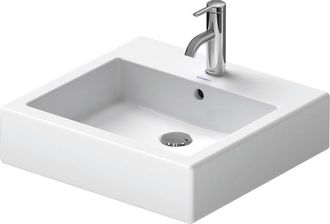 Duravit Vero wastafel 50x47 cm. met 1 kraangat wit