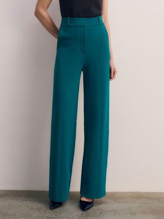 The Fold Liora Sculpt Knit Pants in Blue at Nordstrom, Size 10