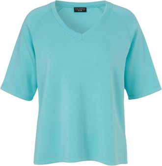 Via Appia Due Dames, Tops, Blauw, Maat: M Katoen