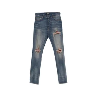 Amiri Distressed Patchwork Jeans
