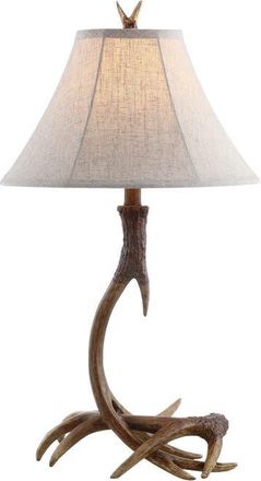 Jonathan Y Designs Antler 27.5 Rustic Resin LED Table Lamp in Brown at Nordstrom