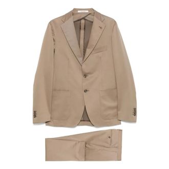 Tagliatore Heren, Pakken, Bruin, Maat: XL