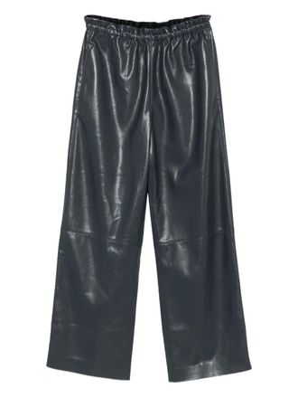 Nanushka Geb elasticated-waist trousers - Blue
