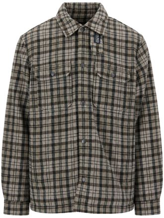 Woolrich Check-Pattern Wool-Blend Jacket