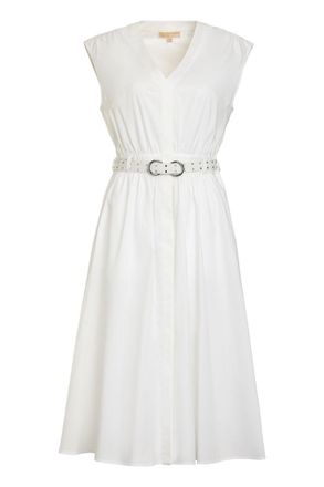 Michael Kors Belted Cotton Dress
