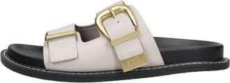 Steve Madden Arch-E - Dames - Sandalen - Wit - 37 EU - Schoenen